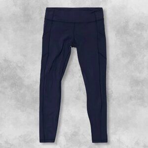 Lululemon Invigorate High-Rise Legging Side Pockets Four-Way Stretch Black US 6